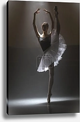 Постер Балерина в белой пачке