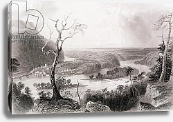 Постер Бартлет Уильям (последователи, грав) Harper's Ferry, West Virginia, from 'The History of the United States'