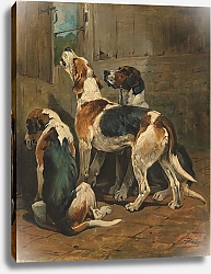 Постер Эммс Джон Гончие у дверей питомника