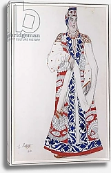 Постер Бакст Леон Costume design for 'Moskwa', 1922
