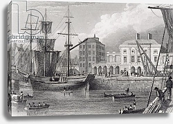 Постер Бартлет Уильям (последователи, грав) The Custom House, Limerick, Ireland in the 1830s, 1860s