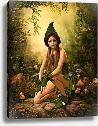 Постер Эльф зелёного леса