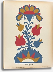 Постер Школа: Американская 20в. Plate 1 From Portfolio Folk Art of Rural Pennsylvania