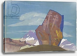 Постер Рерих Николай Three Glaives. Sketch, 1932