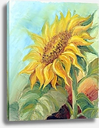 Постер Sunflower, oil on canvas