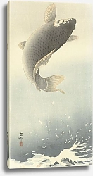 Постер Косон Охара Jumping carp
