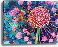 Постер The allium's luminous heart