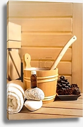 Постер Аксессуары в русской бане