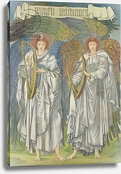 Постер Берне-Джонс Эдвард Angeli Laudantes, c.1887