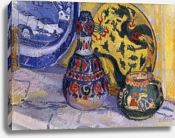 Постер Гор Спенсер Still Life with Oriental Figures, 1913