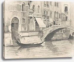 Постер Витсен Виллем Gezicht in Venetië