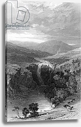 Постер Школа: Английская 19в. High Force by the Tees, Durham, engraved by S. Lacey after T. Allon, circa 1835