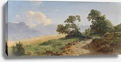 Постер Циммерманн Альберт Пейзаж с фигурной эстафетой