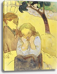 Постер Гоген Поль (Paul Gauguin) Human Misery; Les miseres humaines, 1889