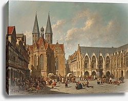 Постер Карабен Жак Городская площадь Брауншвейга
