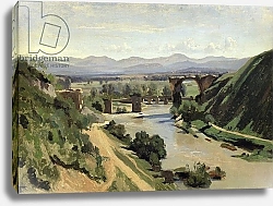 Постер Коро Жан (Jean-Baptiste Corot) Narni, The Bridge of Augustus over the Nera