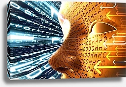 Постер Technology and internet concept background