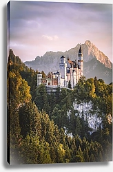 Постер Баварский горный замок