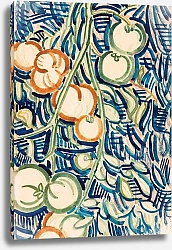 Постер Рольфс Кристиан Поникшая ветка с красными и зелеными помидорами