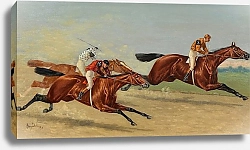 Постер Сталл Генри Будущее 1892 с Морелло, Леди Вайолет и Сент-Леонардсом