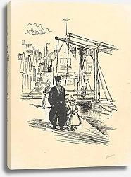 Постер Оортвейн Мартен Gezicht te Volendam.