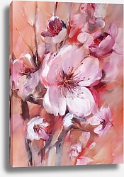 Постер Ветка цветущего миндаля