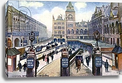 Постер Картины Liverpool Street Station entrance