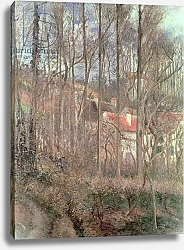 Постер Писсарро Камиль (Camille Pissarro) The Cote des Boeufs at L'Hermitage, Pontoise, 1877