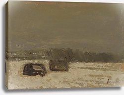 Постер Пермеке Констант Sneeuwlandschap