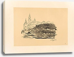 Постер Чолковский Леон The Wawel Castle seen from the Zwierzyniec District