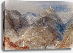 Постер Тернер Уильям (William Turner) Castle on Height near Geneva