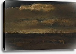 Постер Пермеке Констант Donker landschap