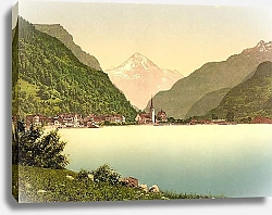 Постер Швейцария. Коммуна Флюелен