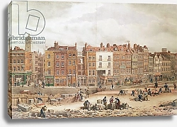 Постер Шарф Джордж (грав) A view of High Street Southwark being the Ancient Roadway