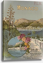 Постер Алези Фредерик П. Л. М. Монако. Летние и зимние морские ванны