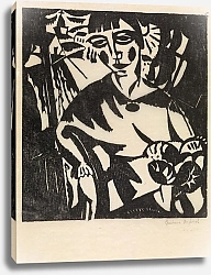 Постер Де Смет Густав Женщина у окна