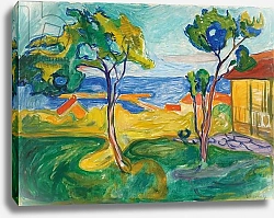 Постер Мунк Эдвард The Garden in Asgardstrand, 1904-1905