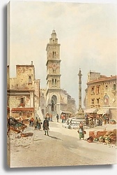 Постер Кауфман Карл Platz In Capua In Italien