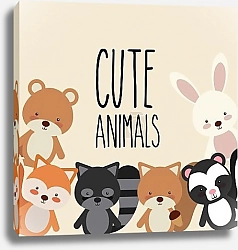 Постер cute animals