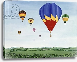 Постер Рове Мэгги (совр) Ballooning over the Cotswolds