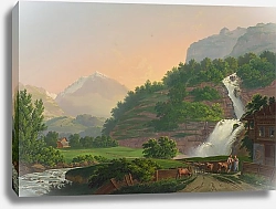 Постер Блейлер Иоганн Генрих Der Reichenbach im Oberhaslethal Canton Bern