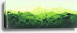 Постер Джунгли и горы 1