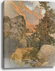 Постер Пэриш Максфилд Bellerophon at the Fountain of Pirene
