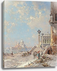 Постер Унтербергер Франц Ponte di Paglia, Рива Скьявони, Венеция