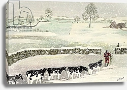 Постер Рове Мэгги (совр) Cotswold: Winter Scene