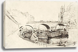 Постер Панкевич Юзеф Saint Michel Bridge in Paris