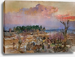 Постер Косак Войцех Sketch for Panorama of Grochów