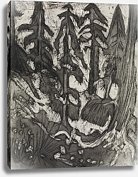 Постер Кирхнер Людвиг Эрнст Горный лес