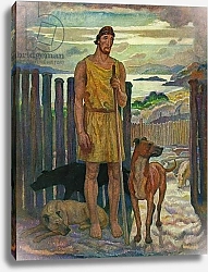 Постер Уайет Ньюэлл Eumaeus, the swineherd, 1929