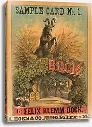 Постер Хоен и Ко Sample card no. 1, the Felix Klemm Bock